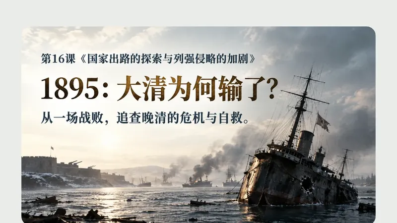 高一上册第十六课《国家出路的探索与列强侵略的加剧》商品图预览