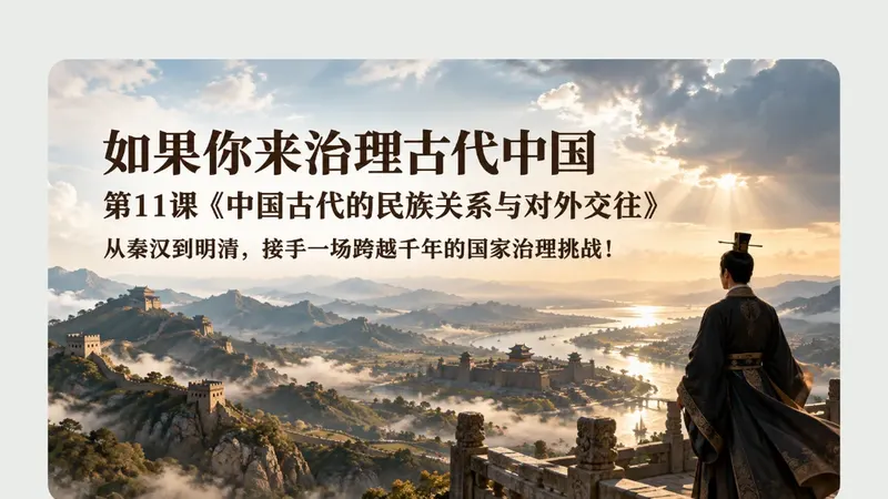 高二必修一第十一课《中国古代的民族关系与对外交往》商品图预览