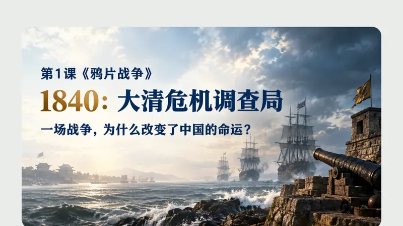 八年级上册第一课《鸦片战争》商品图预览