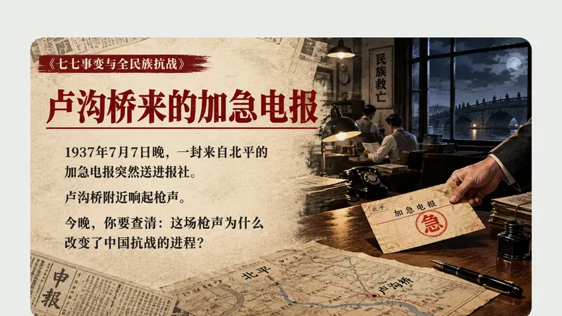 八年级上册第十七课《七七事变与全民族抗战》商品图预览
