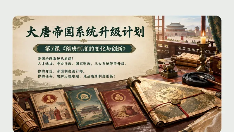 高一上册第七课《隋唐制度的变化与创新》商品图预览