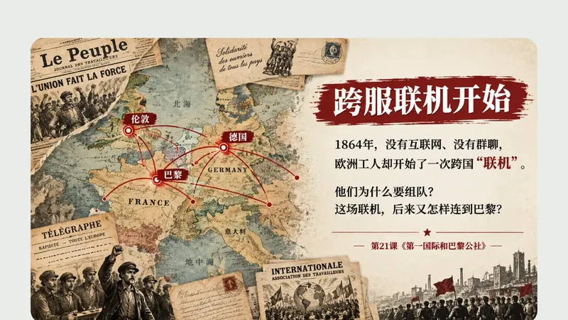 九年级上册第二十一课《第一国际和巴黎公社》商品图预览