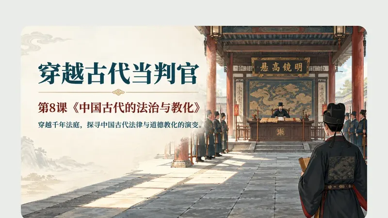 高二必修一第八课《中国古代的法治与教化》商品图预览