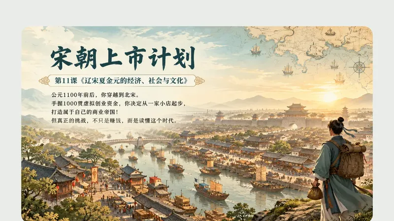 高一上册第十一课《辽宋夏金元的经济、社会与文化》商品图预览
