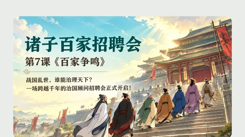 七年级上册第七课《百家争鸣》商品图预览