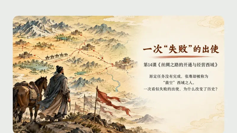 七年级上册第十四课《丝绸之路的开通与经营西域》商品图预览