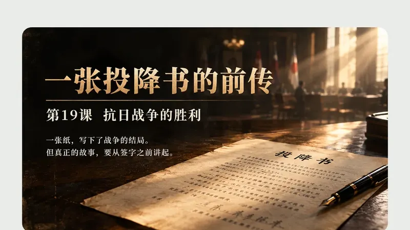 八年级上册第十九课《抗日战争的胜利》商品图预览