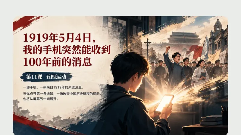 八年级上册第十一课《五四运动》商品图预览