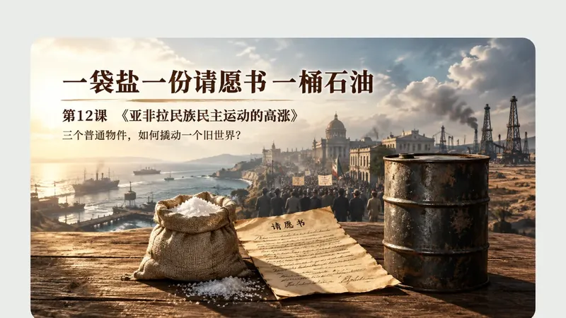 九年级下册第十二课《亚非拉民族民主运动的高涨》商品图预览