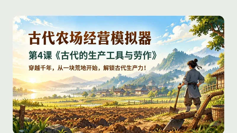 高二必修二第四课《古代的生产工具与劳作》商品图预览