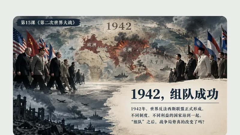 九年级下册第十五课《第二次世界大战》商品图预览
