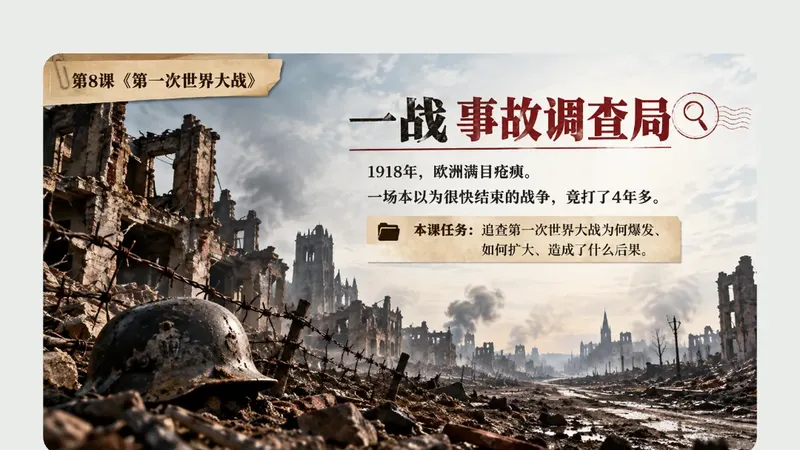 九年级下册第八课《第一次世界大战》商品图预览