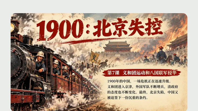 八年级上册第七课《义和团运动和八国联军侵华》商品图预览