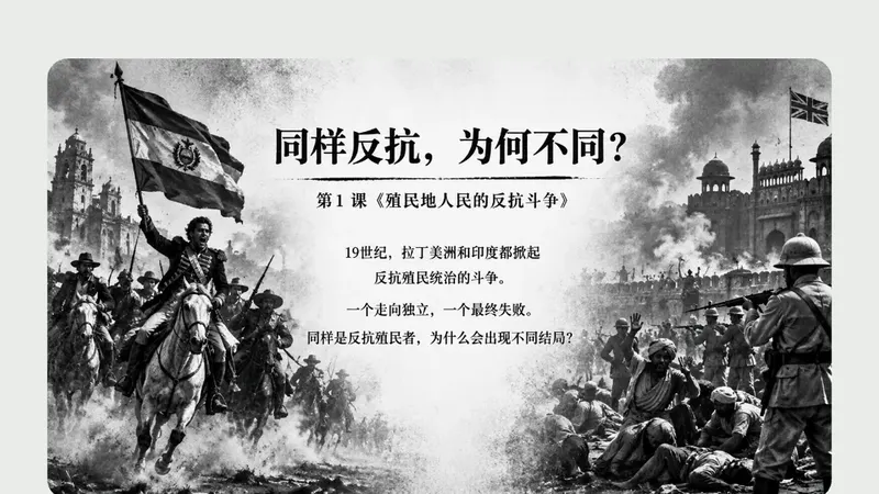 九年级下册第一课《殖民地人民的反抗斗争》（版本2）商品图预览